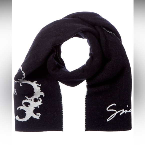 Givenchy Black and White Signature Scarf